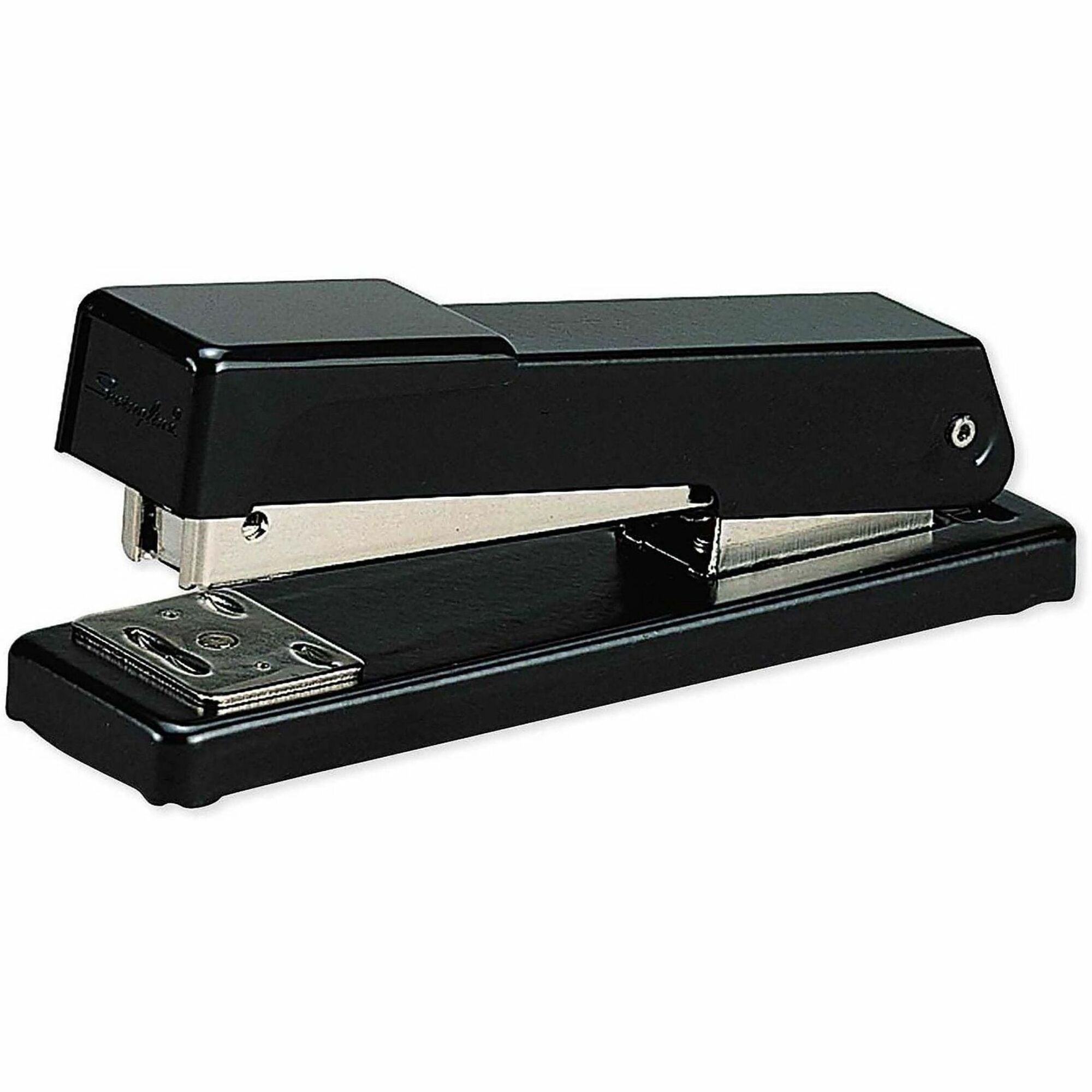 Compact Desk Stapler, 20-Sheet Capacity, Black