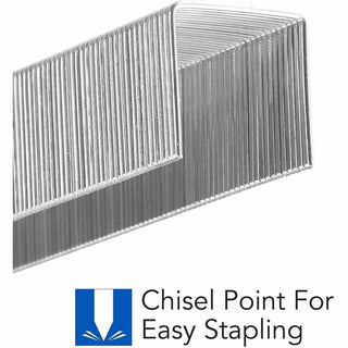 S.F. 13 Heavy-Duty Staples, 0.5" Leg, 0.5" Crown, Steel, 1,000/Box