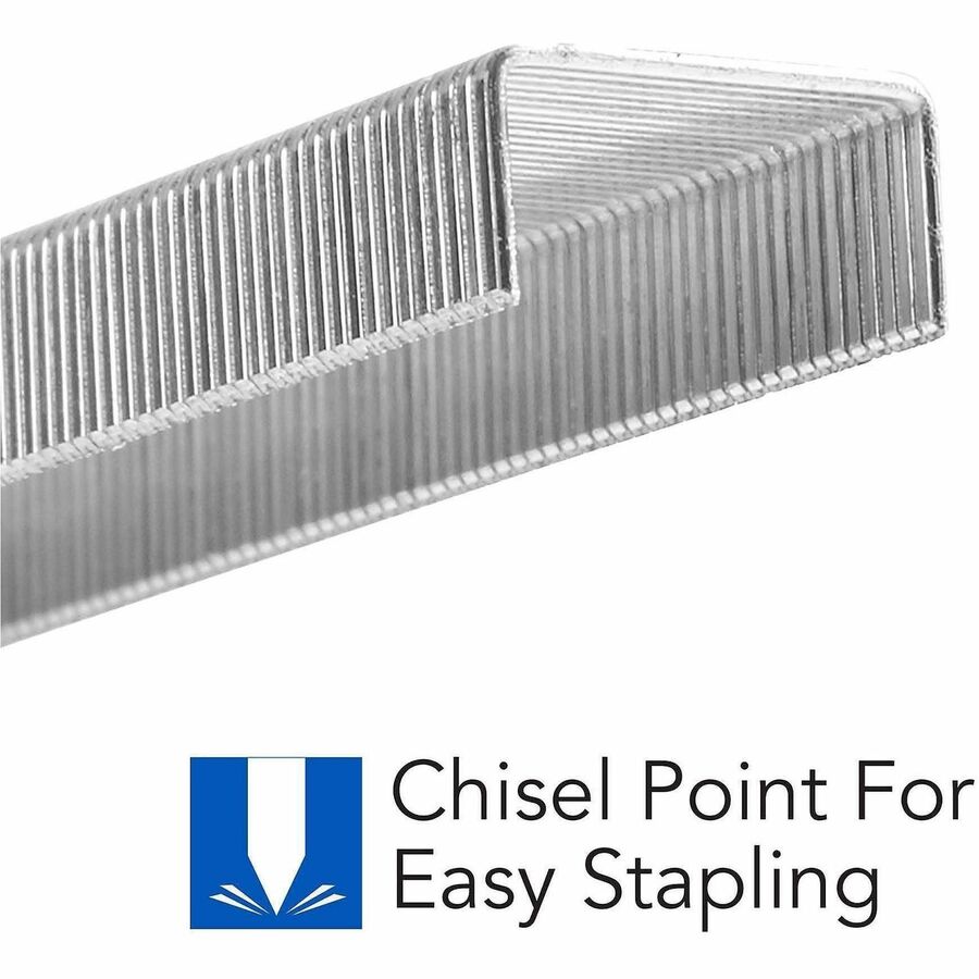 Swingline Staples - 100 Per Strip - Heavy Duty - 1/4" Leg - Holds 25 Sheet(s) - for Paper - Heavy Duty, Chisel Point5000 / Box