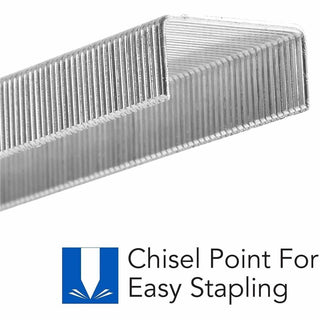 Swingline Staples - 100 Per Strip - Heavy Duty - 1/4" Leg - Holds 25 Sheet(s) - for Paper - Heavy Duty, Chisel Point5000 / Box