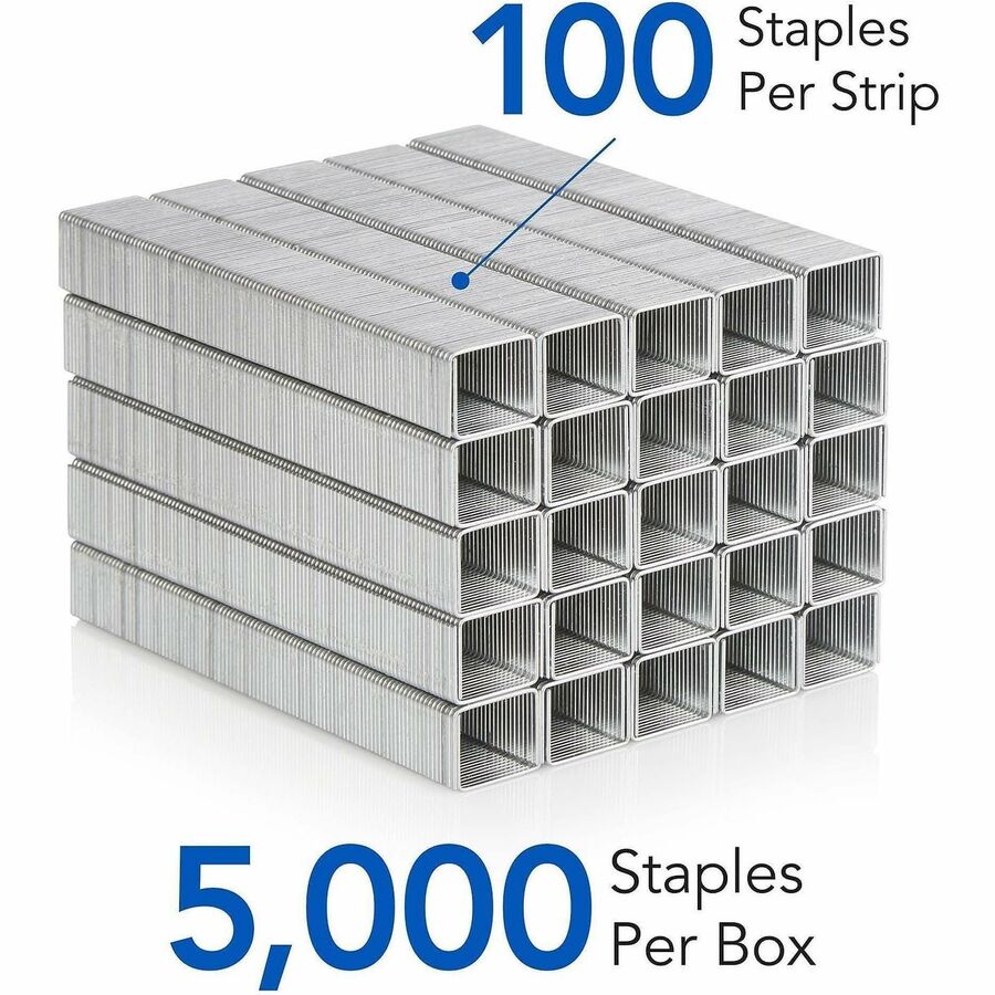 S.F. 39 Heavy-Duty Staples, 0.38" Leg, 0.5" Crown, Steel, 5,000/Box