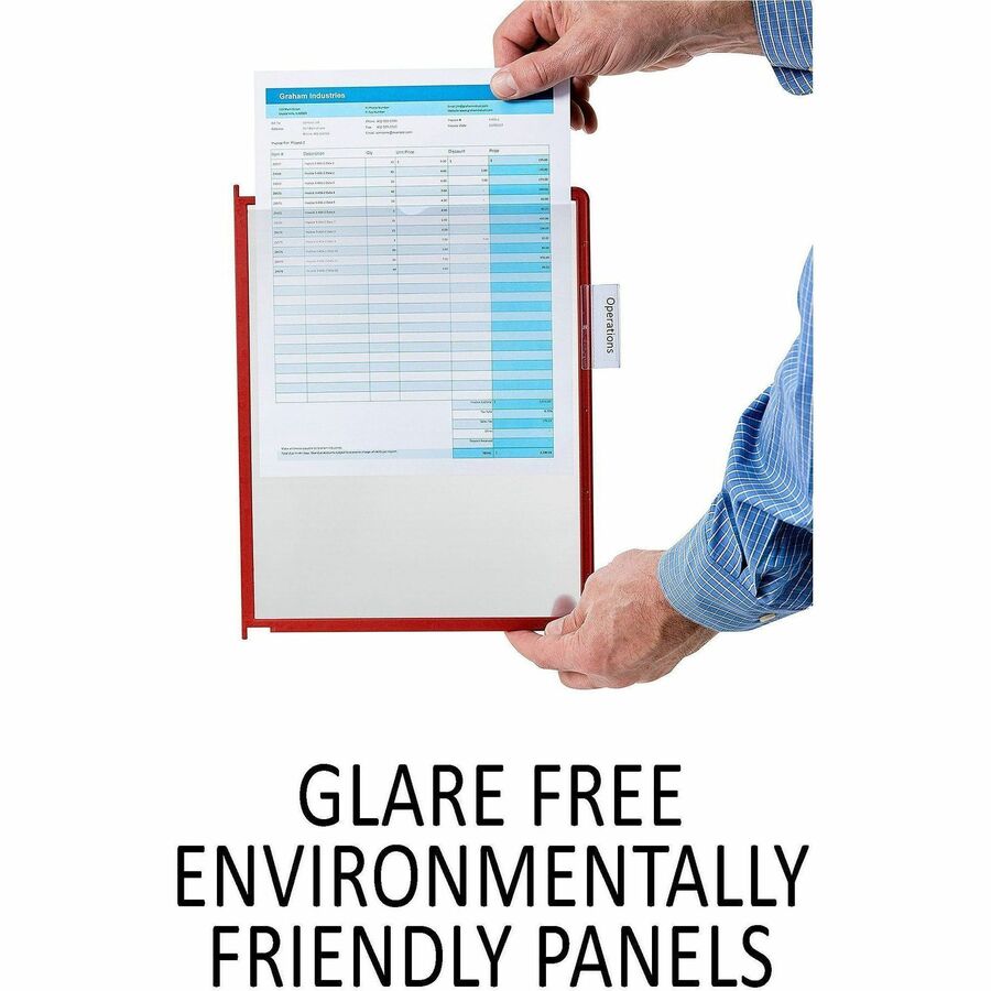 DURABLE INSTAVIEW Replacement Panels for Reference Display System - Replacement Panels - Assorted - 5 Pack - INSTAVIEW Design