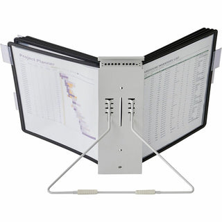 InstaView Expandable Desktop Reference System, 10 Panels, Black Borders