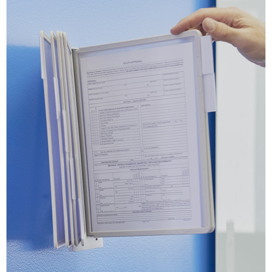 durable-sherpa-wall-mounted-reference-display-system-wall-mountable-10-double-sided-panels-letter-size-anti-reflective-non-glare-gray_dbl554110 - 7