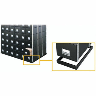 Fellowes Metal Base - Letter - 13.9" Width x 25.4" Depth x 2.5" Height - Metal - Black - 