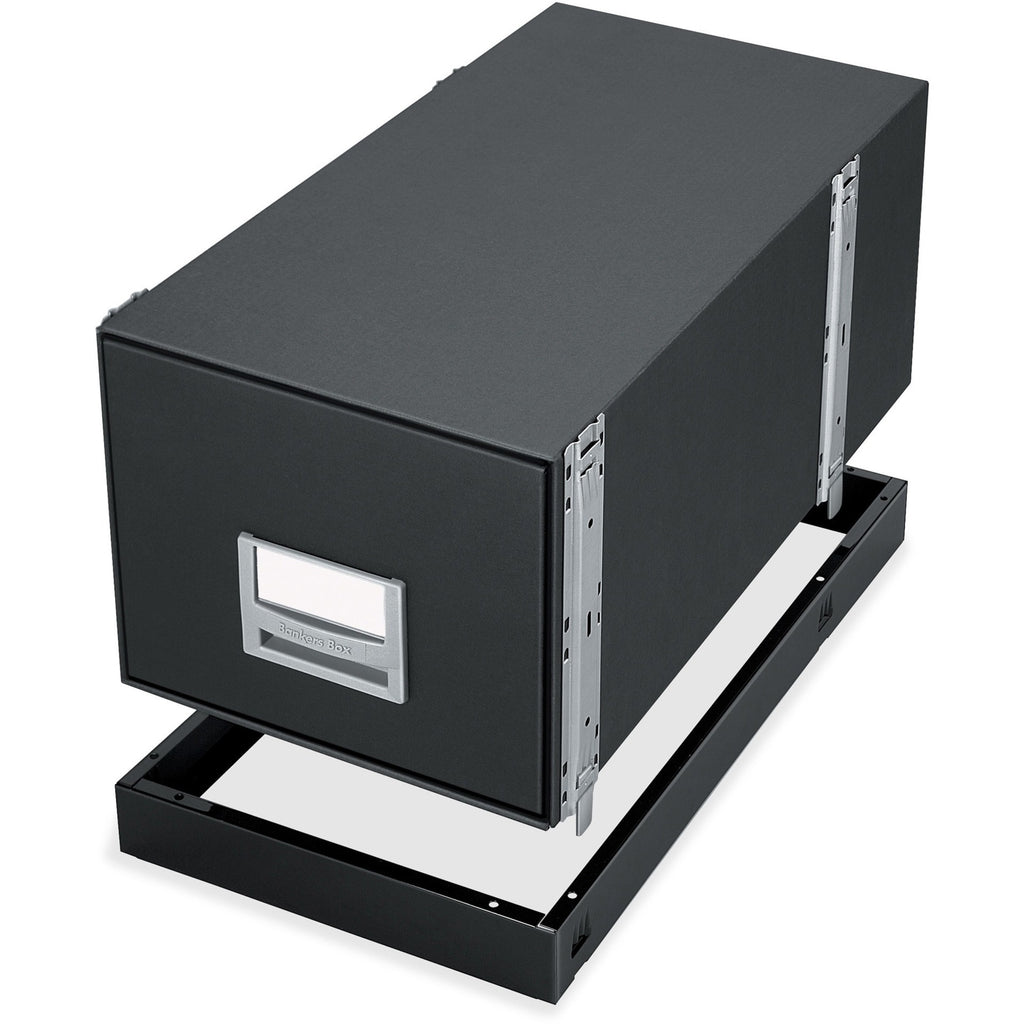 Fellowes Metal Base - Letter - 13.9" Width x 25.4" Depth x 2.5" Height - Metal - Black - 