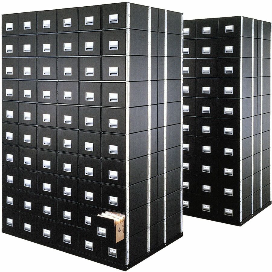 Fellowes Metal Base - Legal - 16.9" Width x 25.4" Depth x 2.5" Height - Metal - Black
