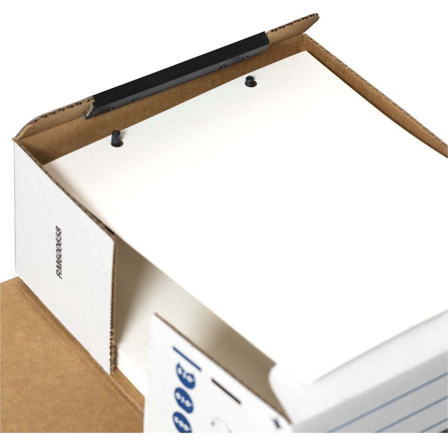 LIBERTY BINDER-PAK, Letter Files, 9.13" x 11.38" x 4.38", White/Blue