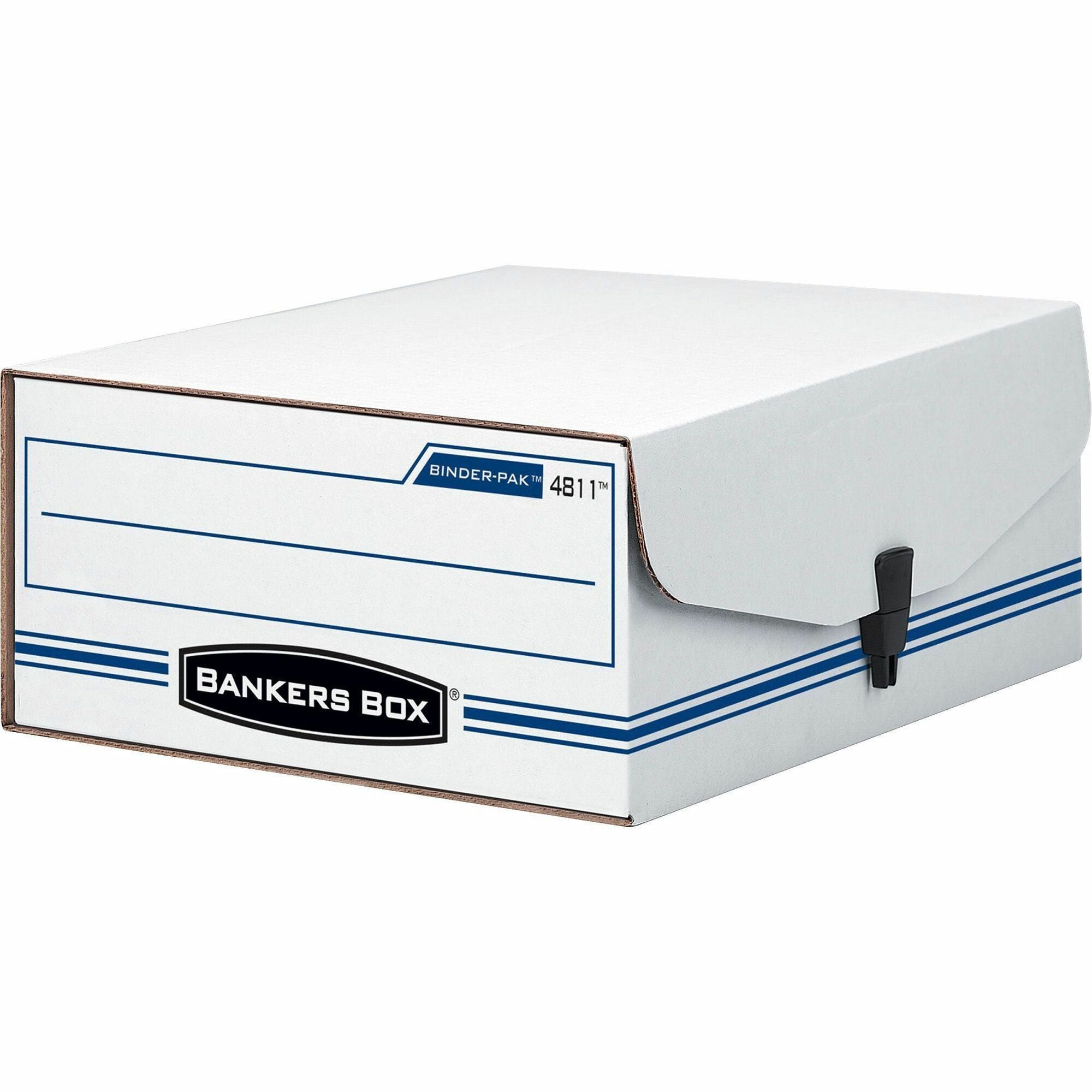 LIBERTY BINDER-PAK, Letter Files, 9.13" x 11.38" x 4.38", White/Blue