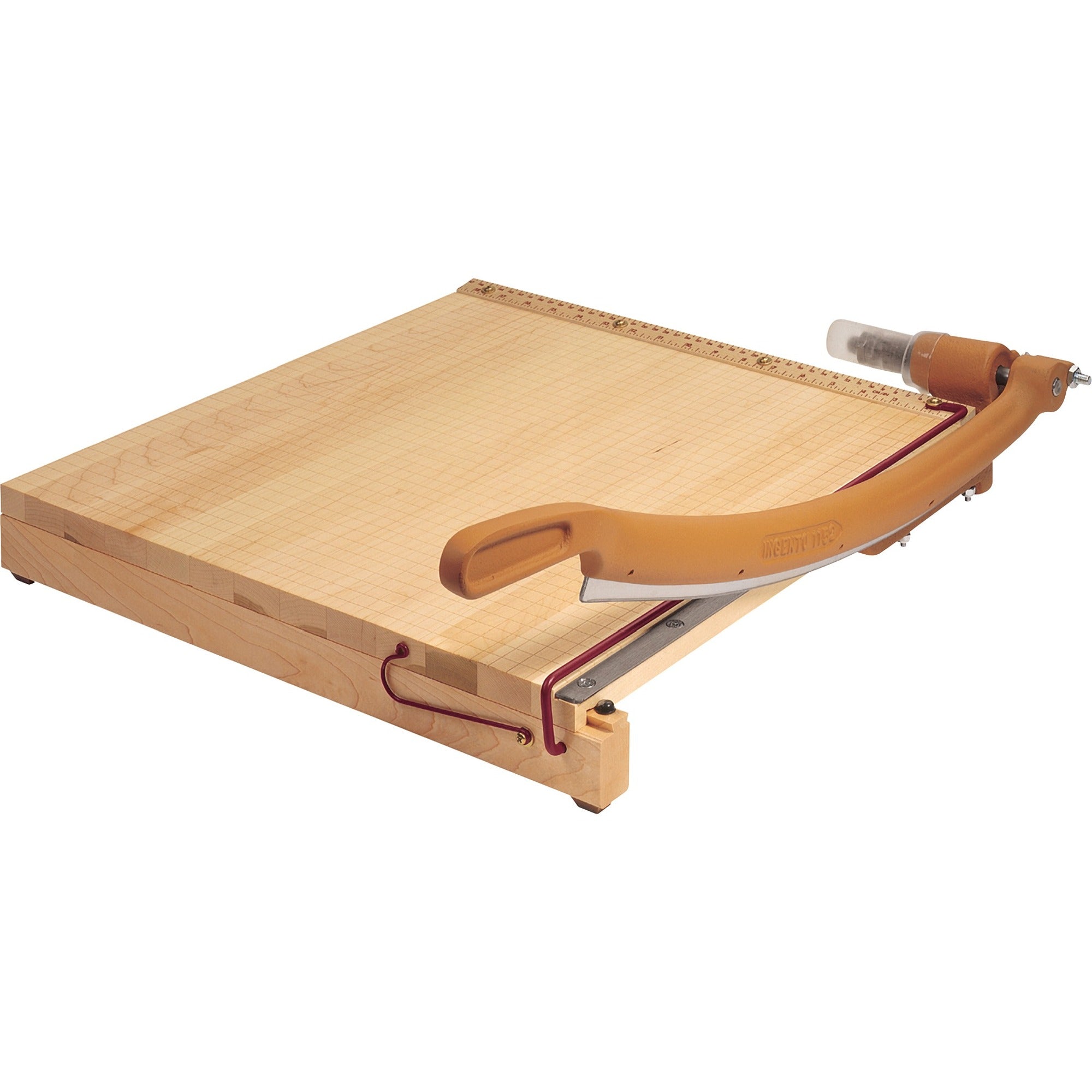 Swingline ClassicCut Ingento Guillotine Trimmer - 15 Sheet Cutting Capacity - 18" Cutting Length - 18" Blade Length - Long Lasting, Alignment Grid, Dual Scale Ruler, Safety Guard, Locking Latch, Durable, Heavy Duty - Steel, Die-cast Metal, Wood - Map - 