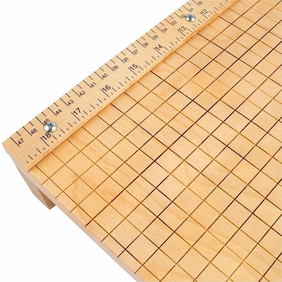 Swingline ClassicCut Ingento Guillotine Trimmer - 15 Sheet Cutting Capacity - 18" Cutting Length - 18" Blade Length - Long Lasting, Alignment Grid, Dual Scale Ruler, Safety Guard, Locking Latch, Durable, Heavy Duty - Steel, Die-cast Metal, Wood - Map