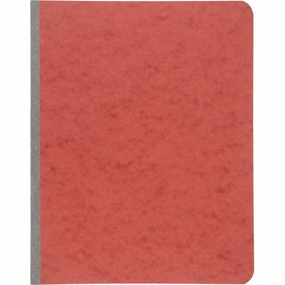 Presstex Report Cover with Tyvek Reinforced Hinge, Two-Piece Prong Fastener, 3" Capacity, 8.5 x 11, Red/Red