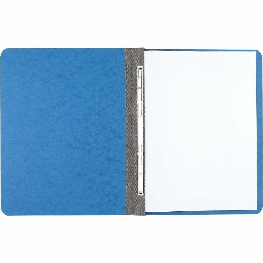 Pressboard Report Cover with Tyvek Reinforced Hinge, 2-Hole Prong Fastener, 3" Capacity, 8.5 x 11, Randomly Assorted Colors