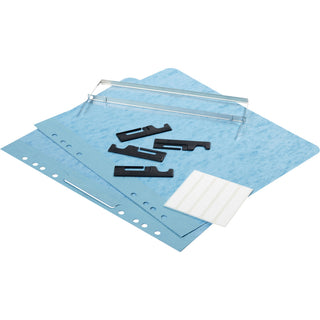 ACCO Presstex Letter Recycled Report Cover - 2" Folder Capacity - 8 1/2" x 11" - Tyvek, Presstex - Light Blue - 60% Recycled - 5 / Pack