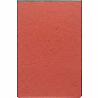 Pressboard Report Cover with Tyvek Reinforced Hinge, Two-Piece Prong Fastener, 3" Capacity, 11 x 17, Red/Red