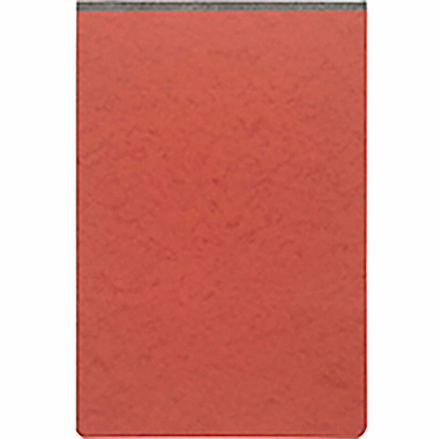 Pressboard Report Cover with Tyvek Reinforced Hinge, Two-Piece Prong Fastener, 3" Capacity, 11 x 17, Red/Red