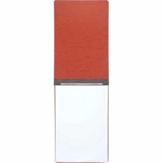 Pressboard Report Cover with Tyvek Reinforced Hinge, Two-Piece Prong Fastener, 3" Capacity, 11 x 17, Red/Red