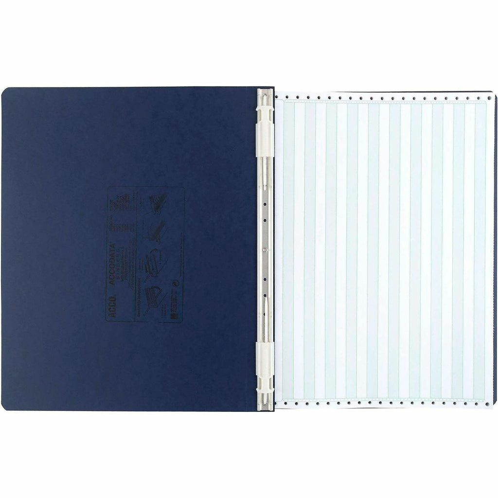 PRESSTEX Covers with Storage Hooks, 2 Posts, 6" Capacity, 14.88 x 11, Dark Blue