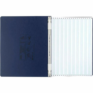 PRESSTEX Covers with Storage Hooks, 2 Posts, 6" Capacity, 14.88 x 11, Dark Blue