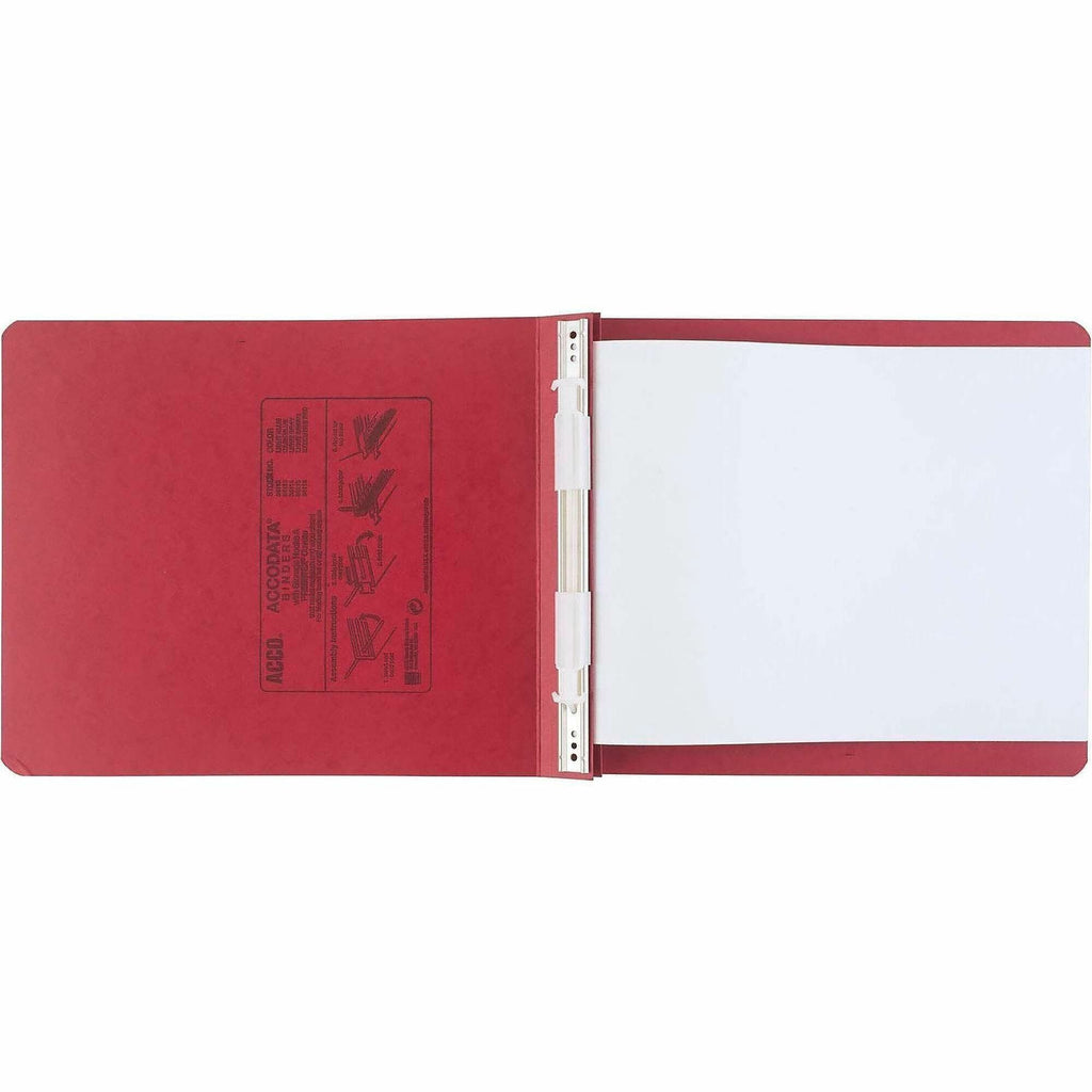 PRESSTEX Covers with Storage Hooks, 2 Posts, 6" Capacity, 9.5 x 11, Executive Red