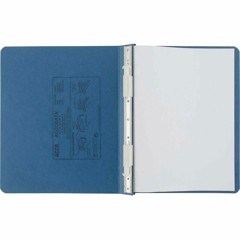 PRESSTEX Covers with Storage Hooks, 2 Posts, 6" Capacity, 11 x 8.5, Light Blue