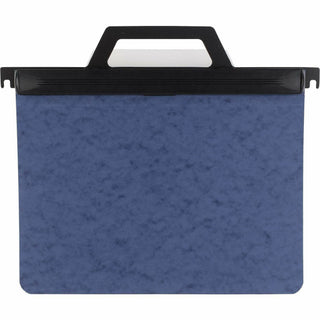 Expandable Hanging Data Binder, 2 Posts, 6" Capacity, 11 x 8.5, Blue
