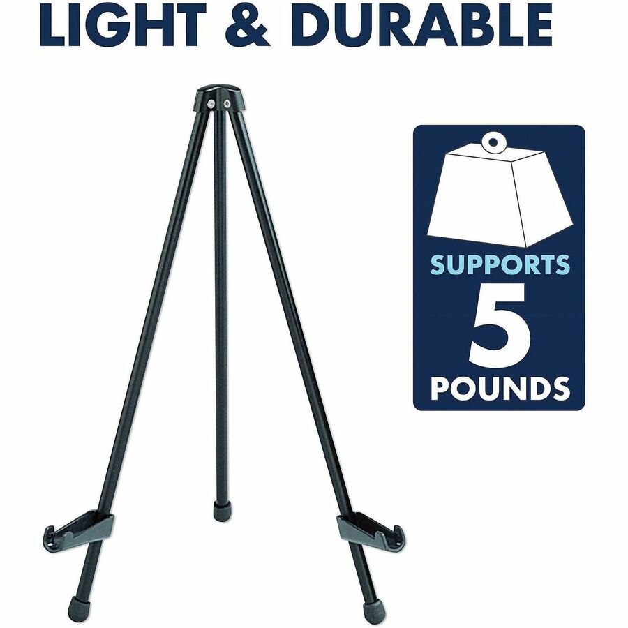 Tabletop Instant Easel, 14" High, Steel, Black