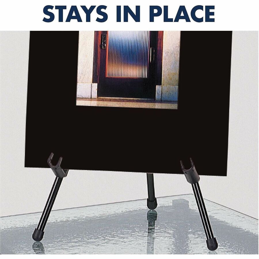 Tabletop Instant Easel, 14" High, Steel, Black