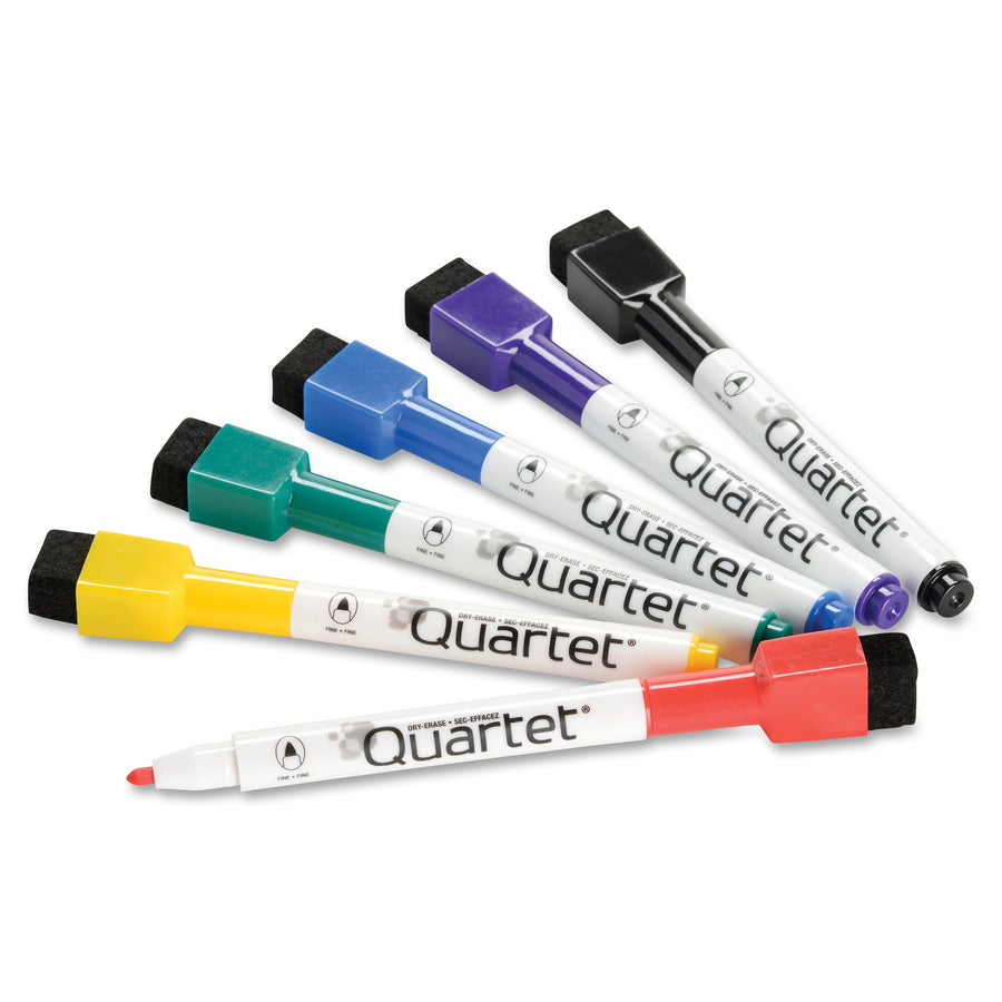 Quartet ReWritables Mini Dry-Erase Markers, Sold as 1 Set, 6 Each per Set - 2