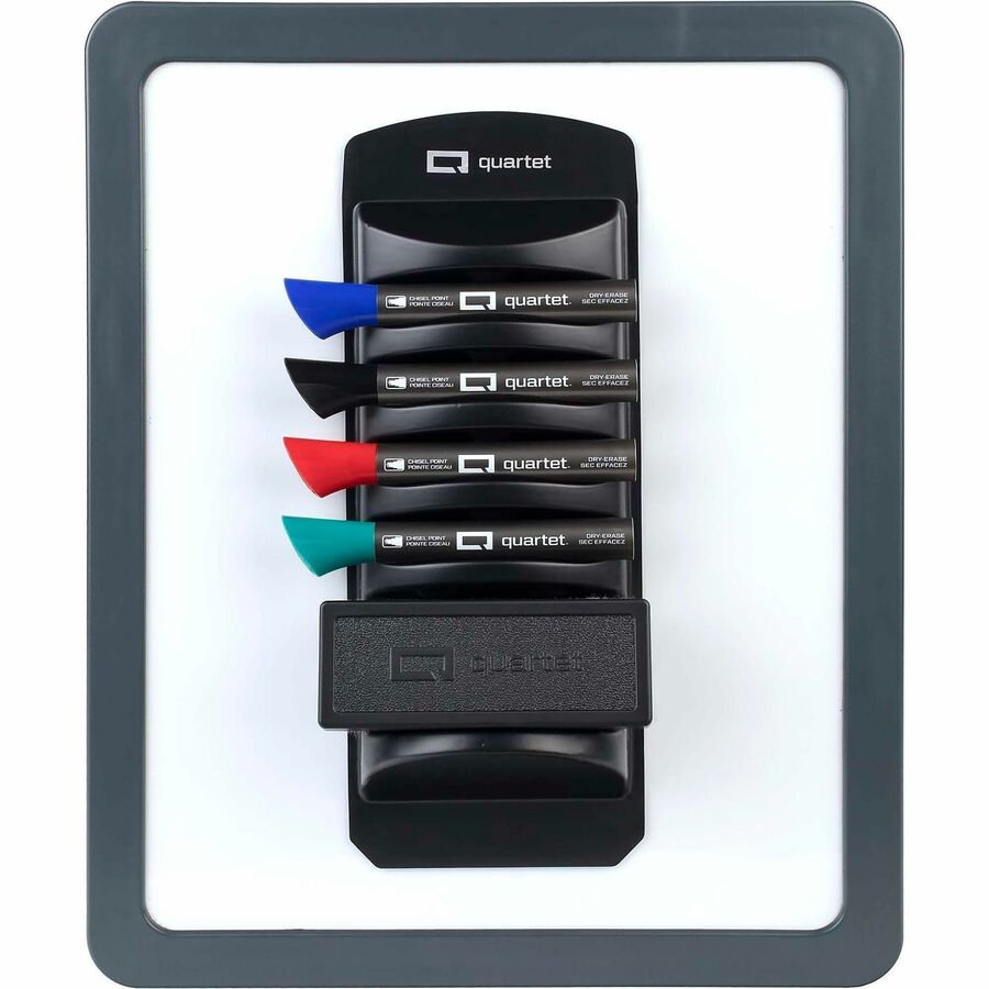 Marker Caddy Kit, Broad Chisel Tip, Assorted Colors, 8/Set