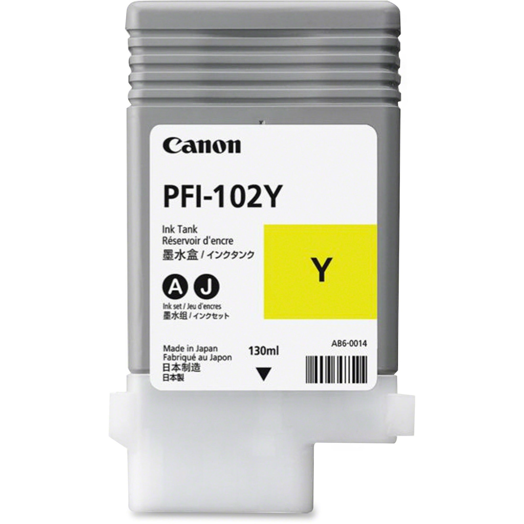 0898B001AA (PFI-102) Ink, Yellow