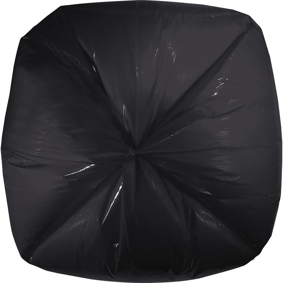 Genuine Joe Low Density Liners - Large Size - 45 gal Capacity - 40" Width x 46" Length - 0.70 mil (18 Micron) Thickness - Low Density - Brown, Black - 40/Carton