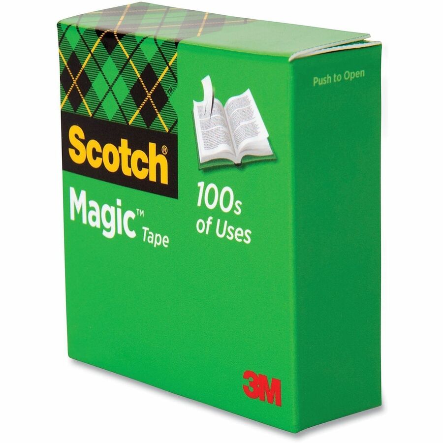 Magic Tape Refill, 3" Core, 0.75" x 72 yds, Clear