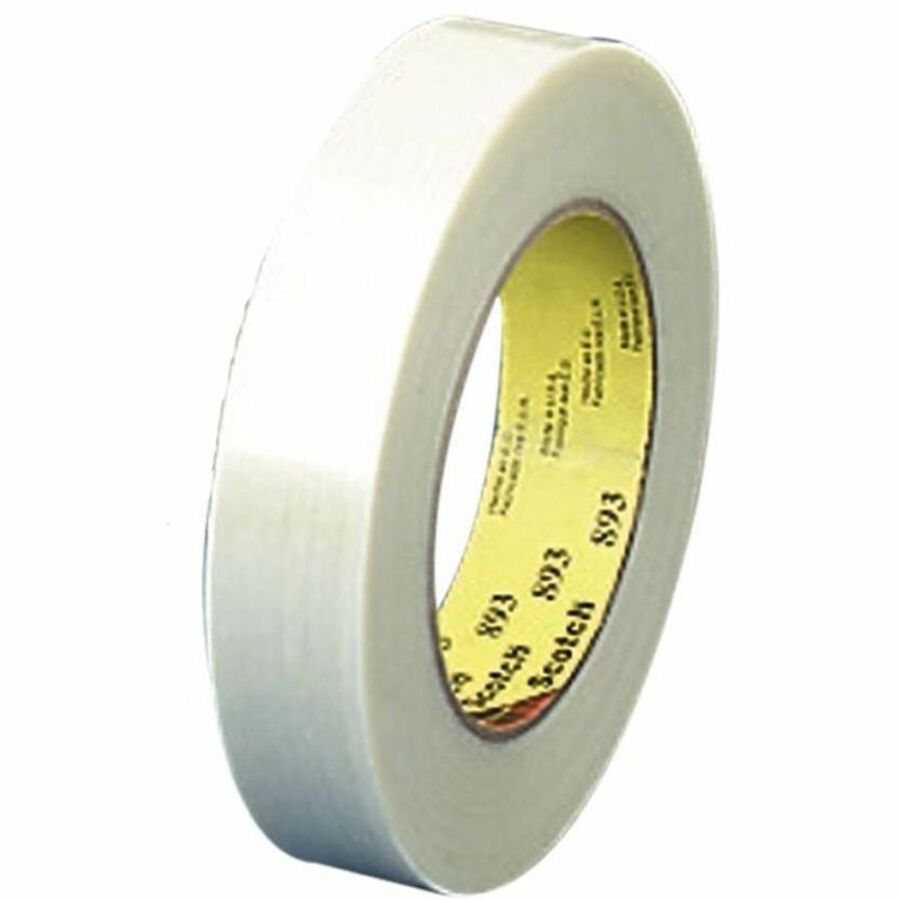 Scotch General-Purpose Filament Tape - 60 yd Length x 0.75" Width - 6 mil Thickness - 3" Core - Synthetic Rubber - Glass Yarn Backing - Tear Resistant, Split Resistant, Curl Resistant, Moisture Resistant, Scuff Resistant - For Reinforcing, Joining, S