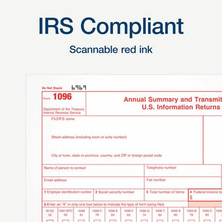 W-2 Tax Forms for Dot Matrix Printers, Fiscal Year: 2023, Six-Part Carbonless, 5.5 x 8.5, 2 Forms/Sheet, 24 Forms Total