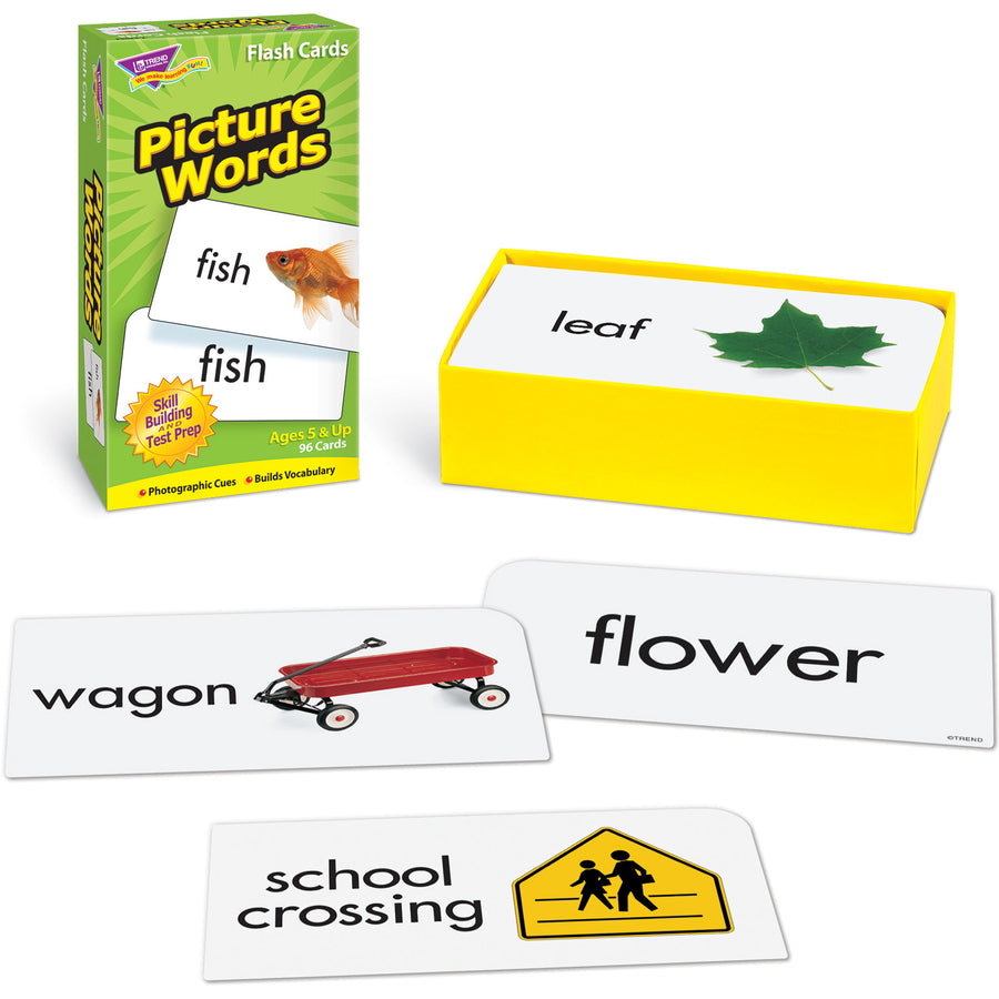 Trend Picture Words Flash Cards - Educational - 1 Each - 