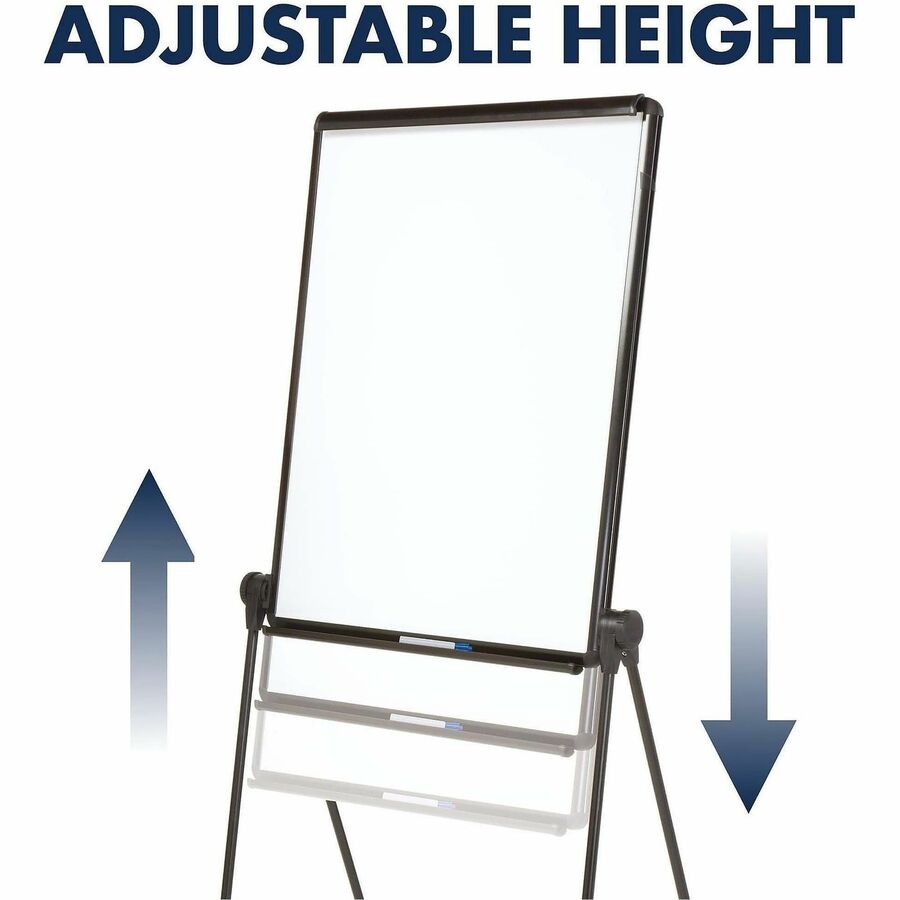 Quartet Ultima Easel - 70" Height - Plastic, Steel, Aluminum - Black
