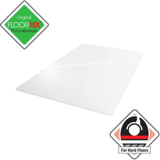 Ultimat Polycarbonate Rectangular Chair Mat for Hard Floor - 35" x 47" - Clear Rectangular Polycarbonate Chair Mat for Hard Floor - 47" L x 35" W x 0.075