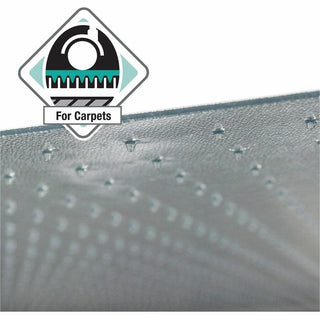 Ultimat Polycarbonate Contoured Chair Mat for Carpets up to 1/2" - 39 x 49" - Clear Contoured Polycarbonate Chair Mat For Carpets - 49" L x 39" W x 0.085" D