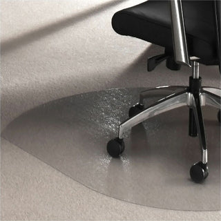Ultimat Polycarbonate Contoured Chair Mat for Carpets up to 1/2" - 39 x 49" - Clear Contoured Polycarbonate Chair Mat For Carpets - 49" L x 39" W x 0.085" D