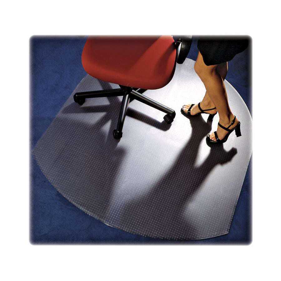 Ultimat Polycarbonate Contoured Chair Mat for Carpets up to 1/2" - 39 x 49" - Clear Contoured Polycarbonate Chair Mat For Carpets - 49" L x 39" W x 0.085" D - 