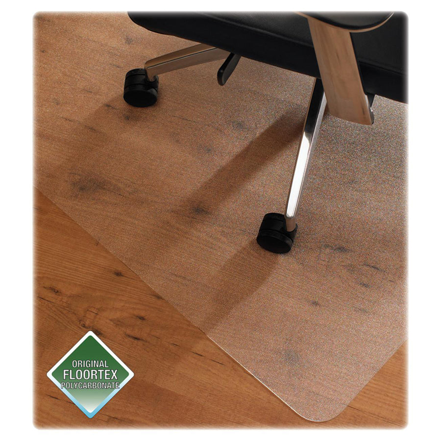 Ultimat Polycarbonate Rectangular Chair Mat for Carpets up to 1/2" - 48" x 60" - Clear Rectangular Polycarbonate Chair Mat For Carpets - 60" L x 48" W x 0.085" D - 