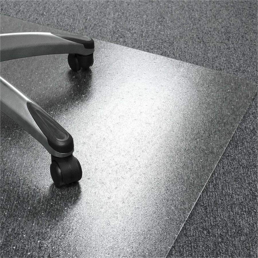 Ultimat Polycarbonate Rectangular Chair Mat for Carpets up to 1/2" - 48" x 60" - Clear Rectangular Polycarbonate Chair Mat For Carpets - 60" L x 48" W x 0.085" D