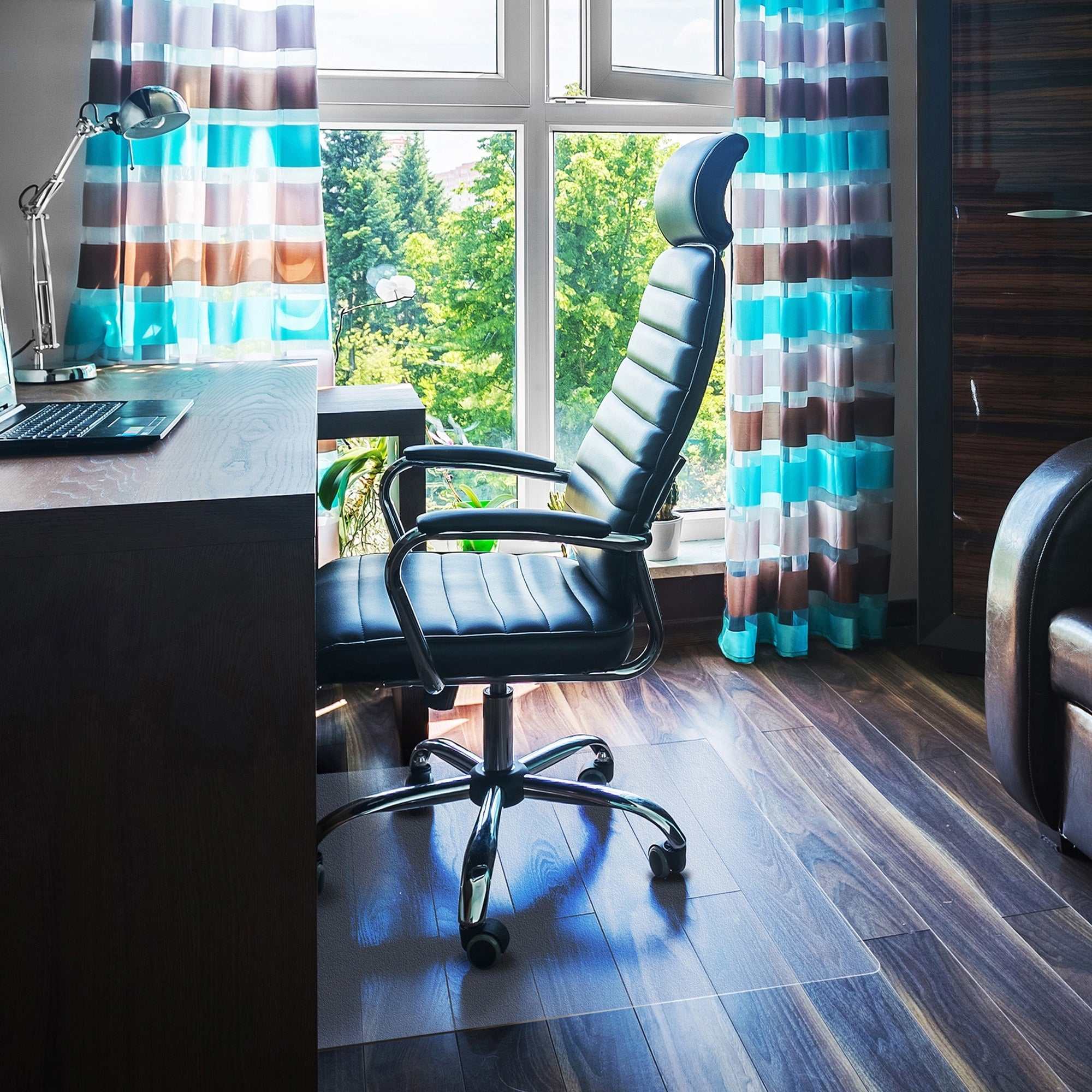 Cleartex Ultimat Polycarbonate Chair Mat for Hard Floors, 48 x 60, Clear