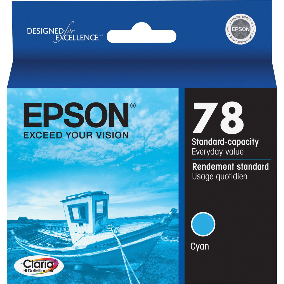 T078220-S (78) Claria Ink, 430 Page-Yield, Cyan