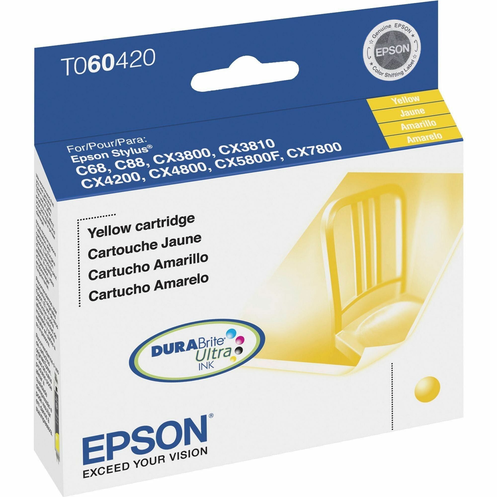 T060420-S (60) DURABrite Ink, 450 Page-Yield, Yellow