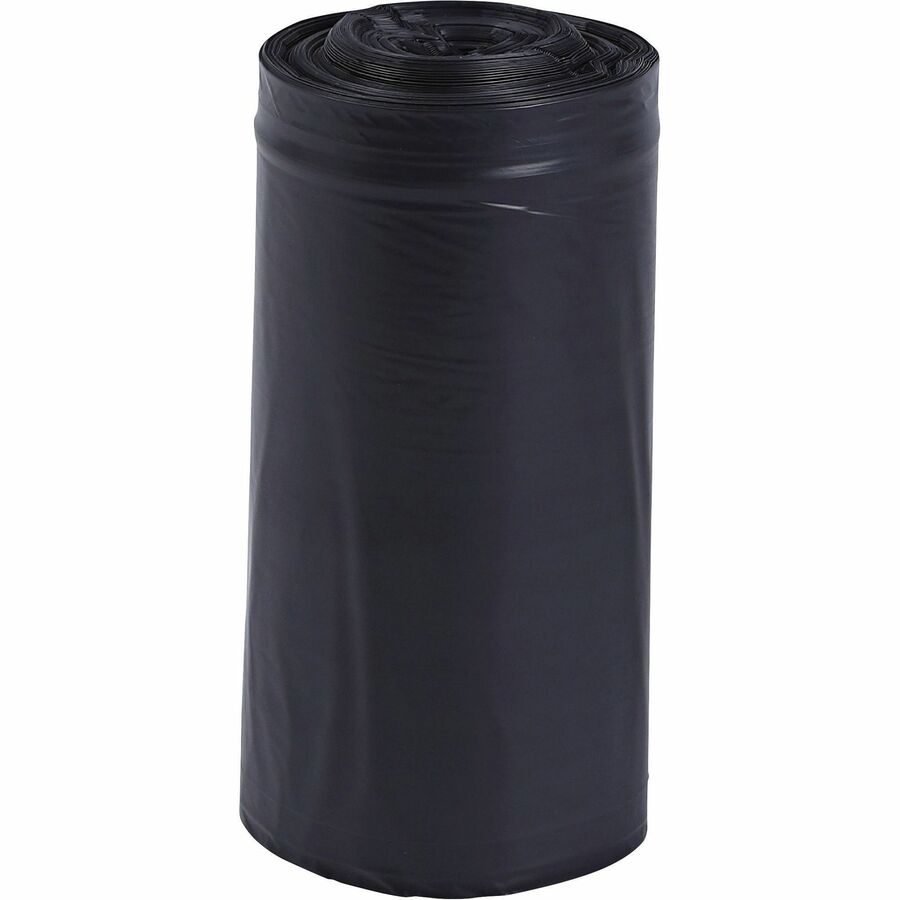 Genuine Joe Heavy-Duty Trash Can Liners - Medium Size - 30 gal Capacity - 30" Width x 36" Length - 1.50 mil (38 Micron) Thickness - Low Density - Black - 100/Carton - 