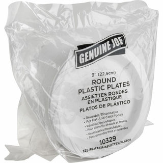 Genuine Joe Heavy-Duty Trash Can Liners - Large Size - 45 gal Capacity - 39" Width x 46" Length - 1.50 mil (38 Micron) Thickness - Low Density - Black - 50/Carton