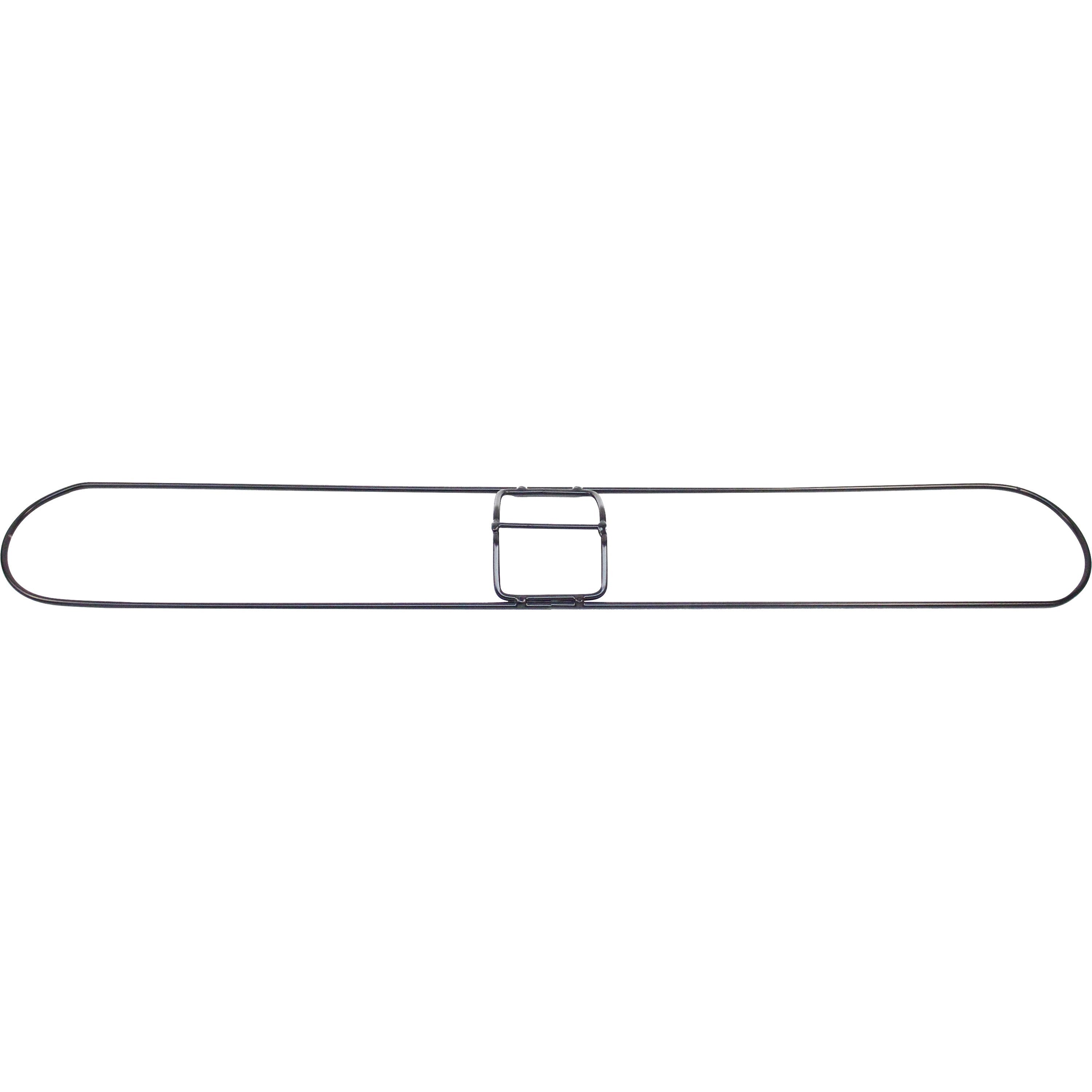 Genuine Joe Clip-On 36" Dust Mop Frame - 360deg Swivel, Rust Resistant, Chrome Plated, Reinforced - Chrome - Steel - 1 Each