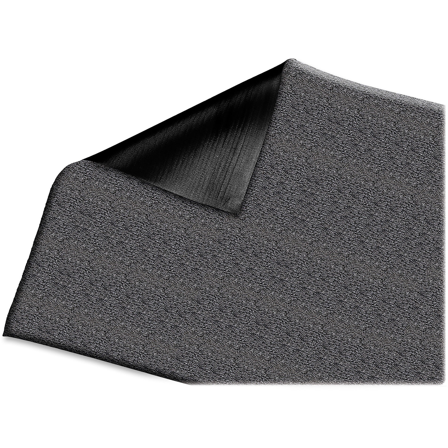 Genuine Joe Soft Step Vinyl Anti-Fatigue Mats - Warehouse - 36" Length x 24" Width x 0.375" Thickness - Vinyl - Black - 1Each - 